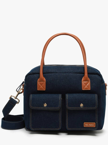 Handtassen Denim Brut Paul marius Blauw denim brut DANDYDEB